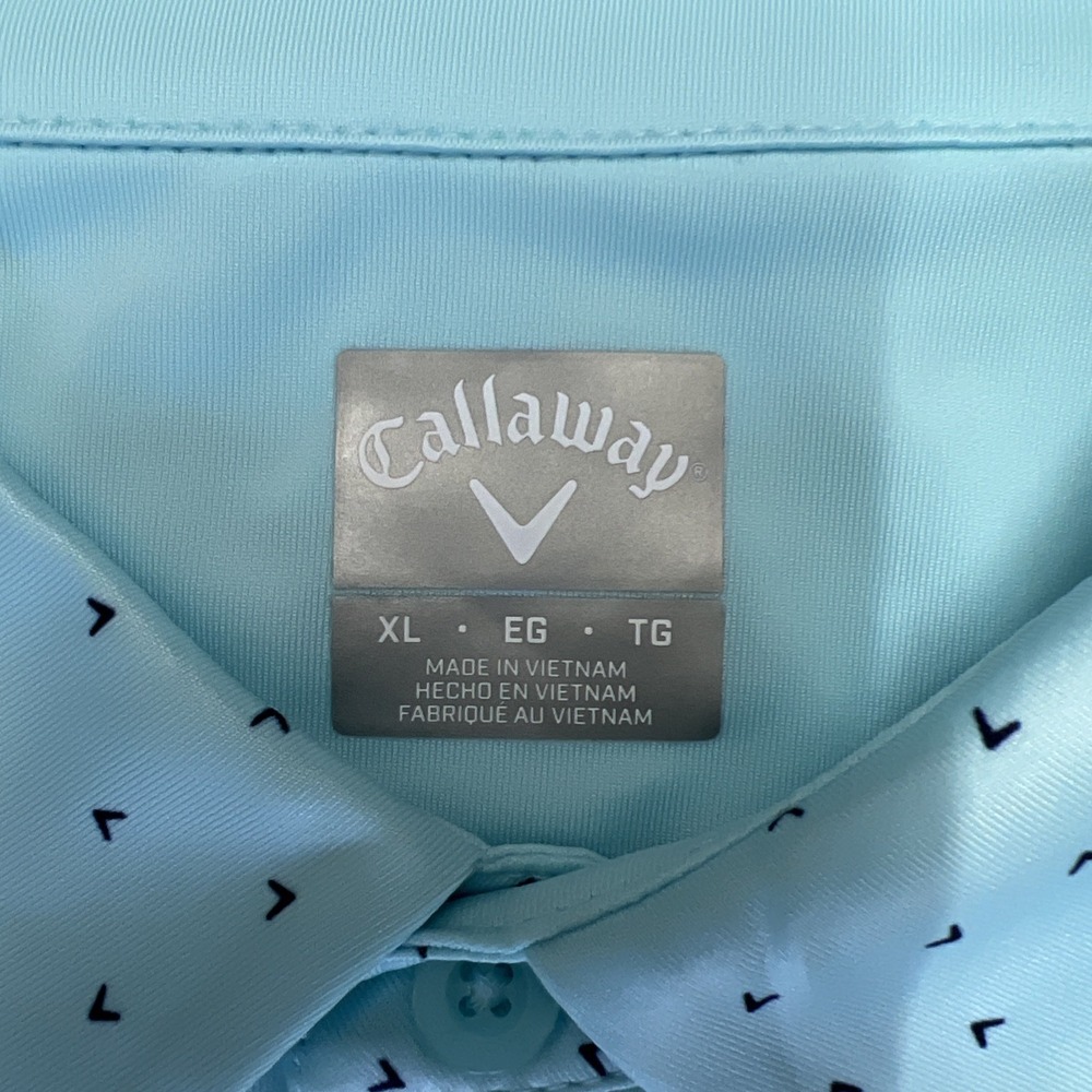 Callaway Men's Performance Short Sleeve Golf Polo XL Limpet Shell - Picture 4 of 10